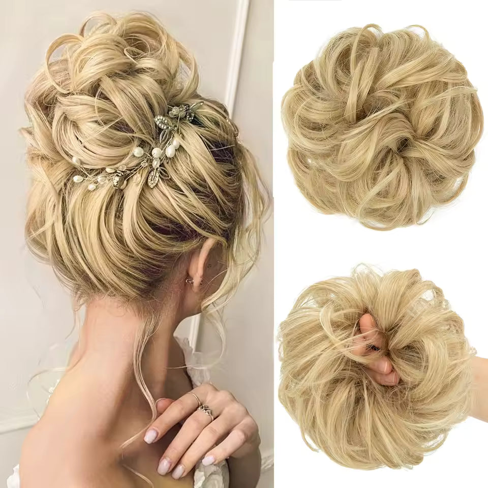 Artificial Messy Hair Bun